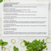 Baby MSDS. Een grappige inbreker. Theedoek (Gevouwen)