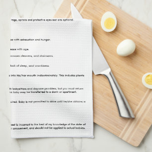 Baby MSDS. Een grappige inbreker. Theedoek