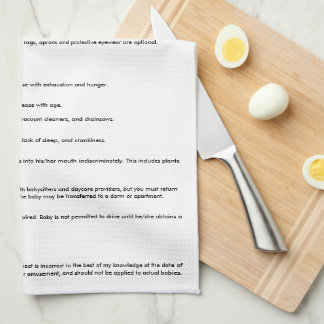 Baby MSDS. Een grappige inbreker. Theedoek