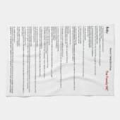 Baby MSDS. Een grappige inbreker. Theedoek (Horizontaal)