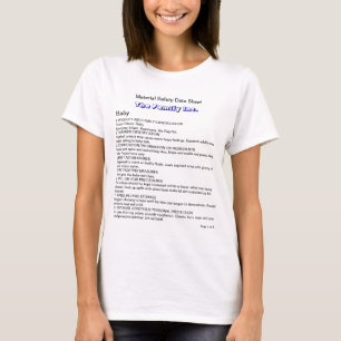 Baby MSDS grappige T-Shirt