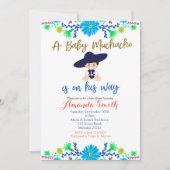 Baby Muchacho Fiesta Baby shower Uitnodiging (Voorkant)