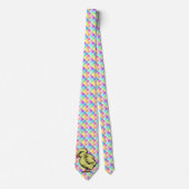 Baby - Multicolored Square Design Stropdas (Voorkant)