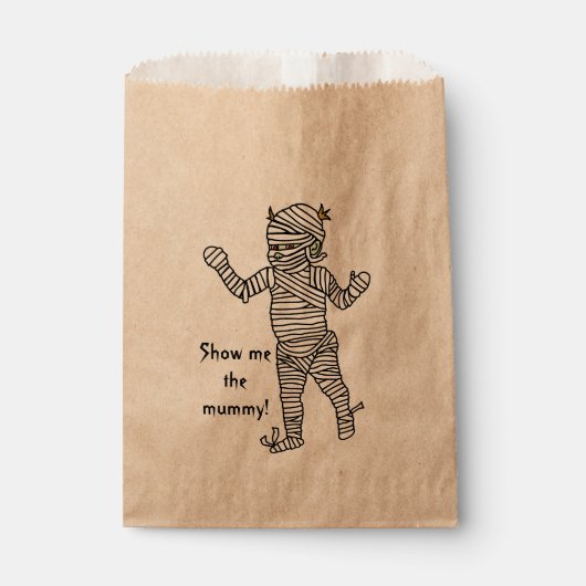 Baby mummy bedankzakje (Voorkant)