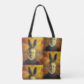 Baby Mutant Bunny All Over Print Canvas tas (Achterkant)