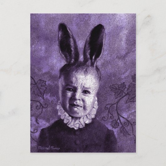 Baby Mutant Bunny Briefkaart (Voorkant)