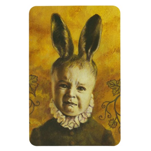 Baby Mutant Bunny Flexible Fridge Magnet Magneet (Verticaal)