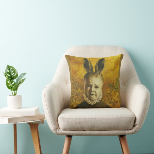 Baby Mutant Bunny Throw Cushion Kussen (Stoel)