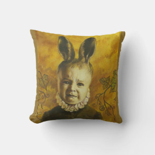 Baby Mutant Bunny Throw Cushion Kussen