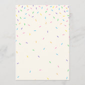 Baby-naam ABC-spel, Baby-naam Race-kaart Programmakaart (Achterkant)