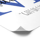 Baby naam Betekenis kamer Poster (Hoek)