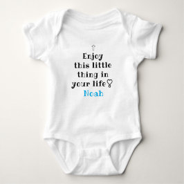 Baby naam Bodysuit met citaat, Schattige geschenk,