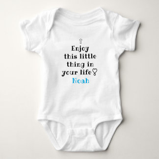 Baby naam Bodysuit met citaat, Schattige geschenk,