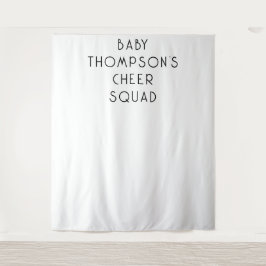 Baby Naam Cheer Squad Fotografie Achtergrond Wandkleed