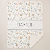 Baby naam deken gepersonaliseerd (Voorkant)