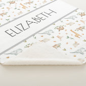 Baby naam deken gepersonaliseerd (3/4)