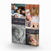 Baby Naam Foto Collage Birth Notice (Rechts)