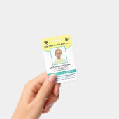 Baby Naam foto-ID identiteitskaart Badge (Handheld)