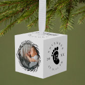 Baby Naam & geboorte Stats Voetafdruk & foto Wreat Decoratie
