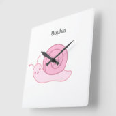 Baby Naam gepersonaliseerd, Nursery,    ChildrenSq Vierkante Klok (Hoek)