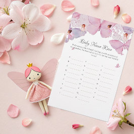 Baby Naam Race Game - Magical Fairy Baby shower