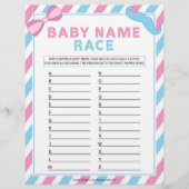 Baby naam ras [Genderverassing] Briefhoofd (Voorkant)