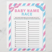 Baby naam ras [Genderverassing] Briefhoofd (Voorkant / Achterkant)