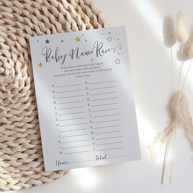 "Baby naam ras" sterren Genderneutraal schoenspel (Creator heeft geüpload)