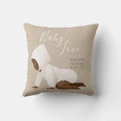 Baby Naam Script Baby Love Keepomwille Sierkussen (Achterkant)