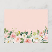 Baby Naam Suggestie Advice Baby shower Game Kaart (Achterkant)