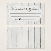 Baby Naam Suggestions Kaart voor Baby shower (Voorkant /achterkant)