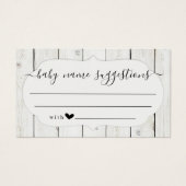 Baby Naam Suggestions Kaart voor Baby shower (Voorkant)