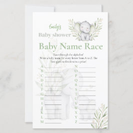 Baby Naam Wedstrijd Kleine Pinda Baby Shower Spel