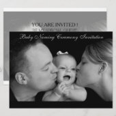 Baby-naamceremonie van 6,5 x 8,75 inch, enveloppen kaart (Voorkant / Achterkant)