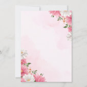 Baby Naming Cradle Indian Ceremony roze sjabloon Kaart (Achterkant)