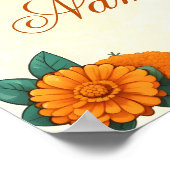 Baby Naming Cradle Indian Ceremony welkomstbord Poster (Hoek)