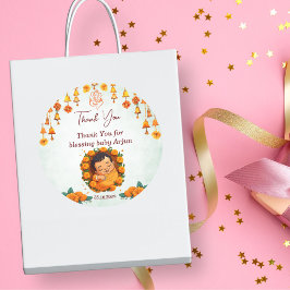 Baby Naming Namkaran Cradle Ceremony gunst Ronde Sticker