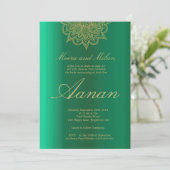 Baby Naming Namkaran Photo Ceremony Kaart (Staand voorkant)