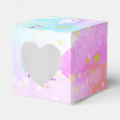 Baby Narwhal Verjaardag Gepersonaliseerde Waterver Bedankdoosjes (Voorkant Zijde)