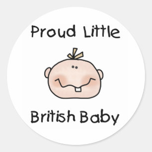Baby Nationaliteiten Ronde Sticker