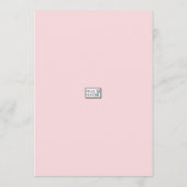 Baby Nelly Verjaardagsfeest Menu (Achterkant)