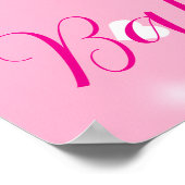 Baby Nelly Verjaardagsfeest Poster (Hoek)