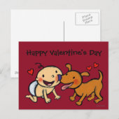 Baby neuskussen van de hond feestdagenkaart (Voorkant / Achterkant)