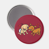 Baby neuskussen van de hond magneet (Voorkant / Achterkant)