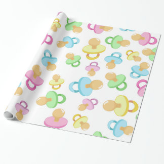Baby Neutraal Pacifier Custom Shower Gift Cadeaupapier