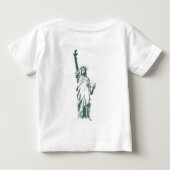 Baby New York Shirt Status van het Shirt van de Vr (Achterkant)