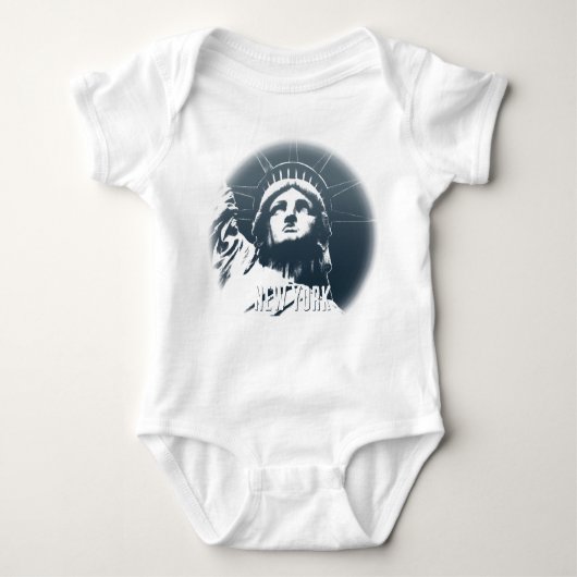 Baby New York Shirt Status van het Shirt van de Vr (Voorkant)