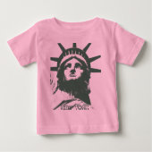 Baby New York Shirt Status van het Shirt van de Vr (Voorkant)