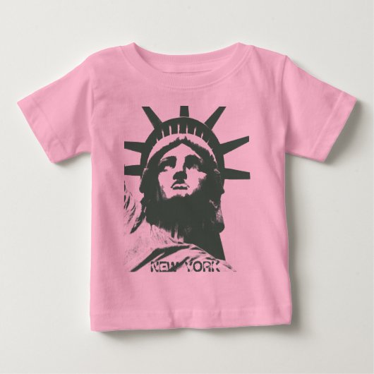 Baby New York Shirt Status van het Shirt van de Vr (Voorkant)