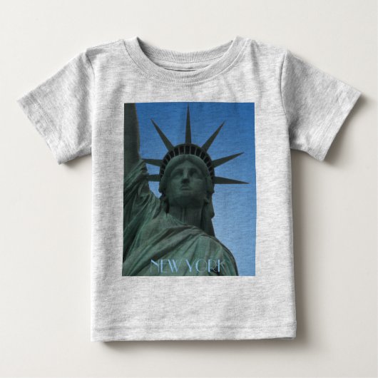 Baby New York Shirt Status van het Shirt van de Vr (Voorkant)